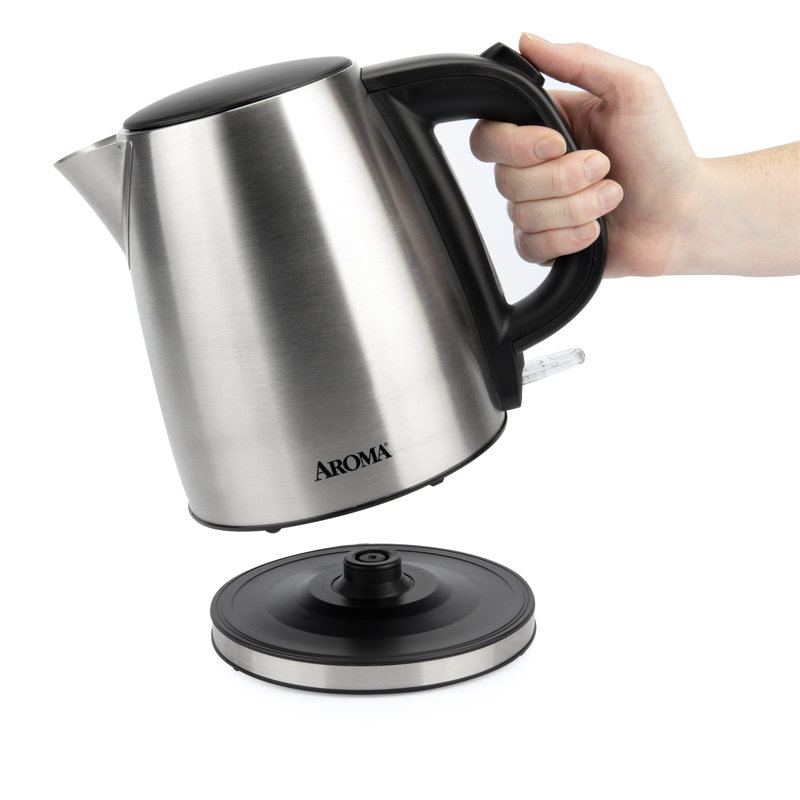 Aroma 1 qt. Stainless Steel Electric Tea Kettle Wayfair